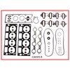 Gasket set - head with late tophat valve seals. mls head gaskets. use new head bolts. (без урахування доставки) C364HS-B