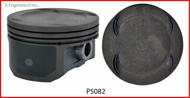 Piston set rondo. dish top. 1.072 ch. coated skirt. use s88124 rings. (без урахування доставки) P5082(4)