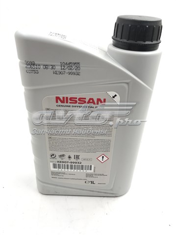 Ke90799932r nissan масло трансмиссионное