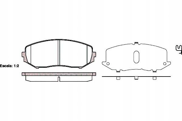 Передні гальмівні колодки 5220065J00 SUZUKI