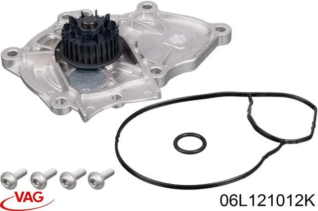 Помпа водяна, (насос) охолодження, в зборі з корпусом 06L121012K VAG