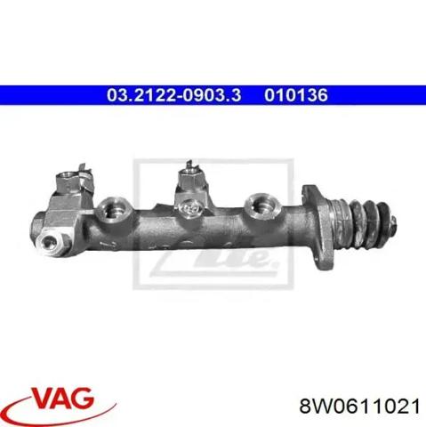 Циліндр гальмівний, головний 8W0611021 VAG