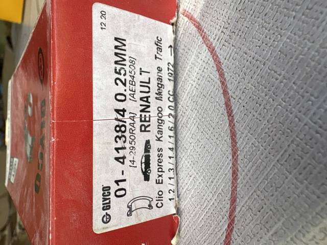 Вкладиші шатунові 0141384 GLYCO