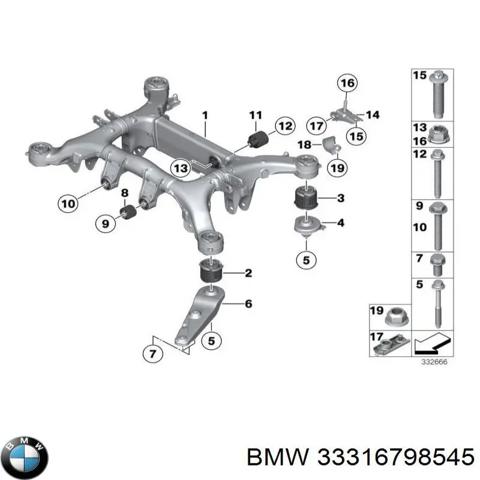 Підрамник задній 33316798545 BMW