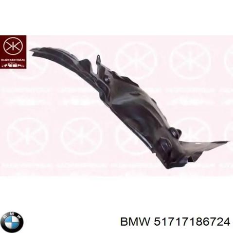 Підкрилок переднього крила, правий задній 51717186724 BMW