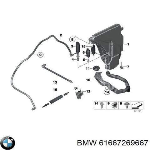 Бачок склоомивача BMW 5
