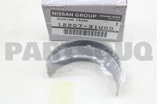 Вкладиші коленвала, корінні, комплект, стандарт (STD) 1220731U00 NISSAN