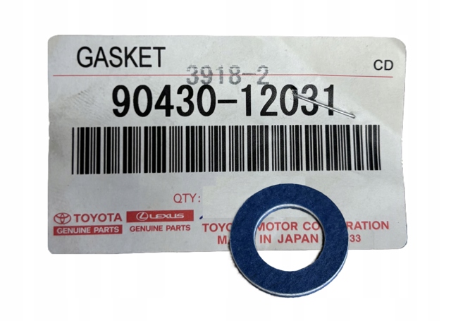 Прокладка пробки піддону двигуна 9008043037 TOYOTA