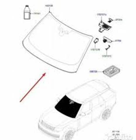 Автомобільне скло LR183607 LAND ROVER