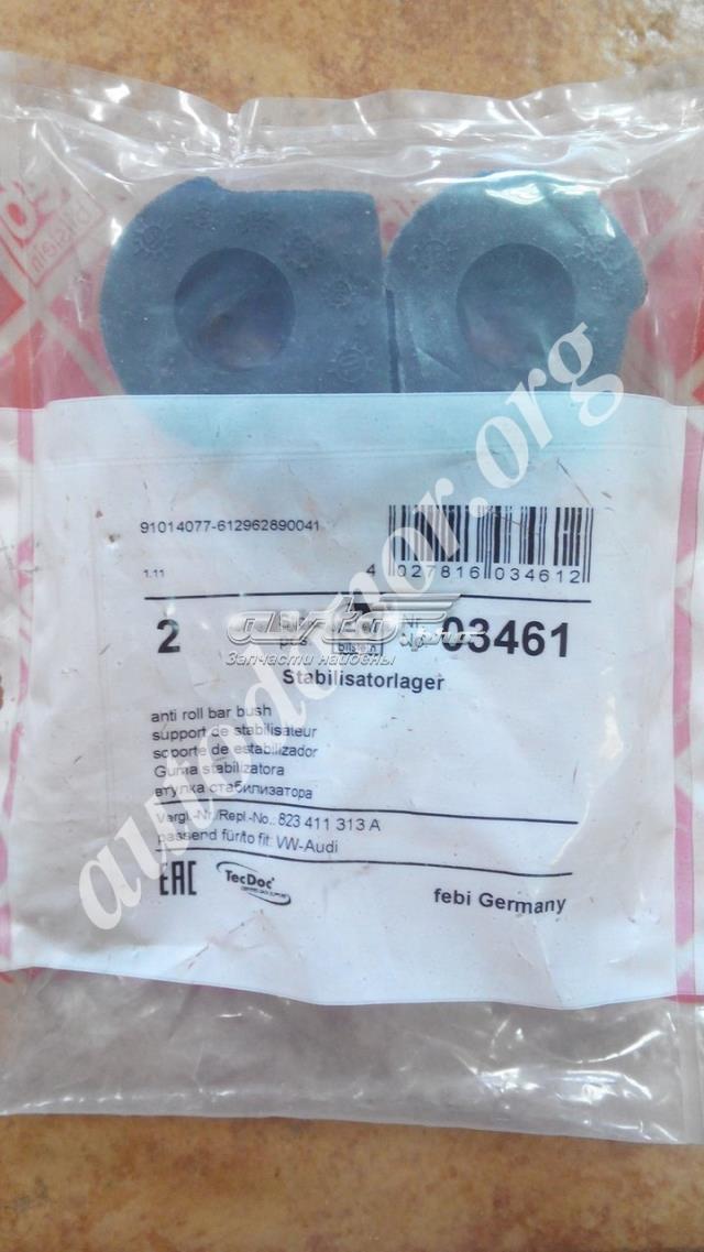 Втулка стабілізатора переднього, зовнішня 03461 FEBI