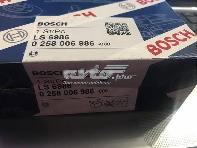Лямбдазонд, датчик кисню після каталізатора, правий 0258006986 BOSCH