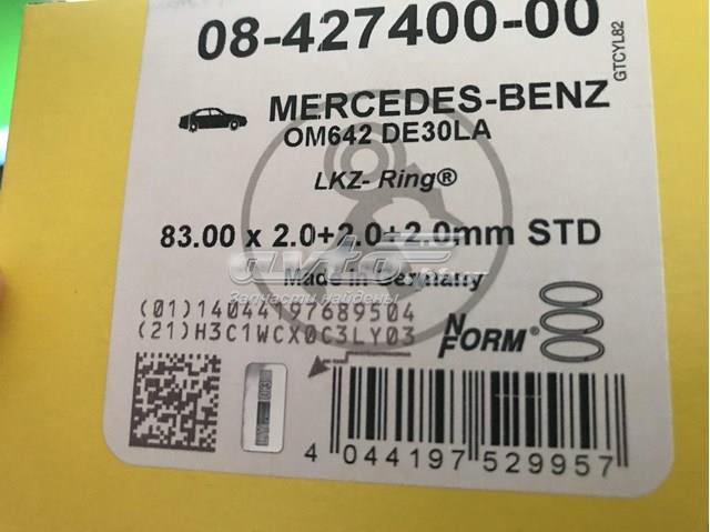 Комплект поршневих кілець на 1 циліндр, STD. 0842740000 GOETZE