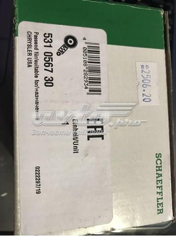 Ролик натяжителя ременя газорозподілу 531056730 INA