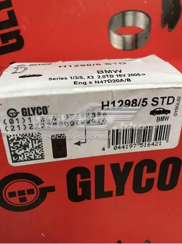 Вкладиші колінвала, корінні, комплект, стандарт (STD) H12985STD GLYCO