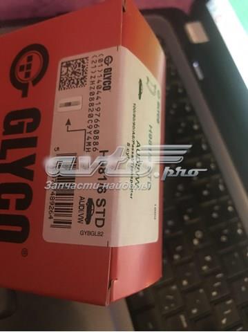 Вкладиші коленвала, корінні, комплект, стандарт (STD) H9816STD GLYCO