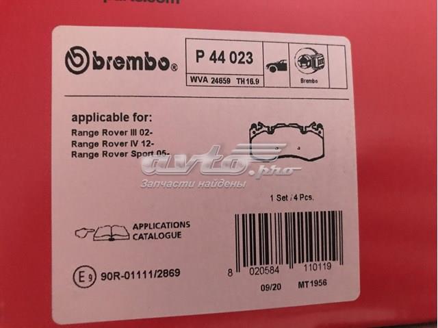 Передні гальмівні колодки P44023 BREMBO