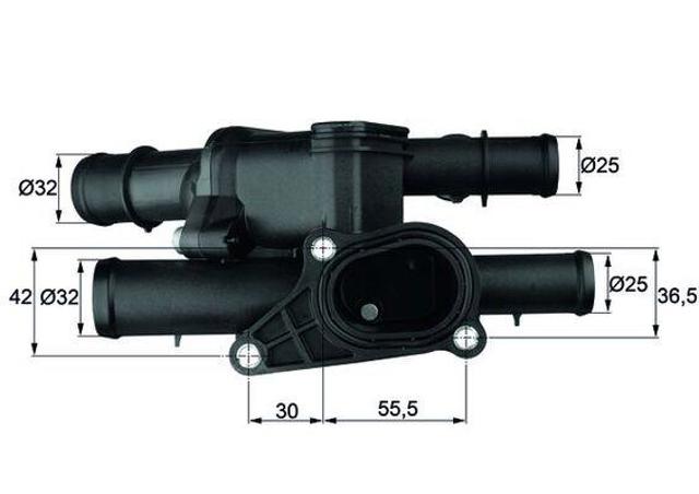 Термостат в зборі TM1105 MAHLE