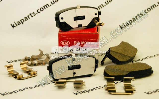 Задні гальмівні колодки Hyundai I10