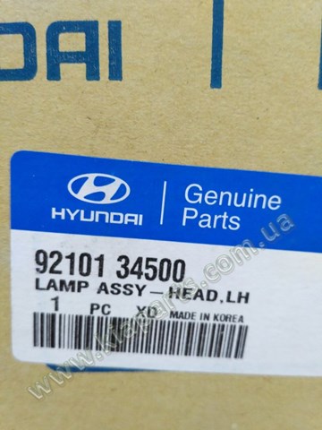 Фара ліва 9210134500 HYUNDAI