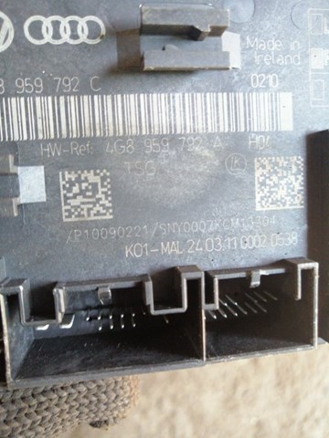 Блок комфорту передніх дверей 4G8959792D VAG
