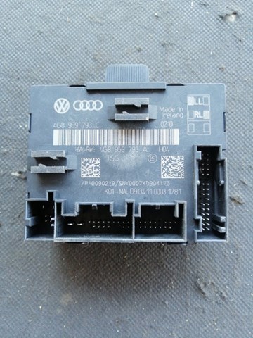 Блок комфорту передніх дверей 4G8959793D VAG
