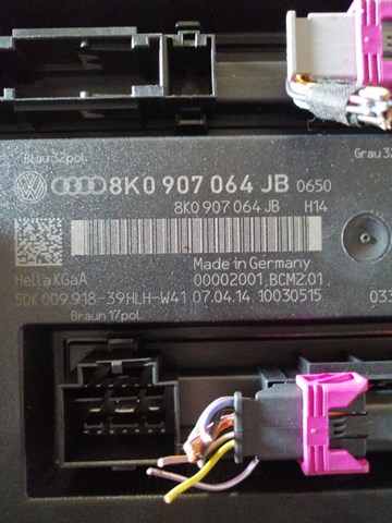 Блок комфорту 8K0907064JJ VAG