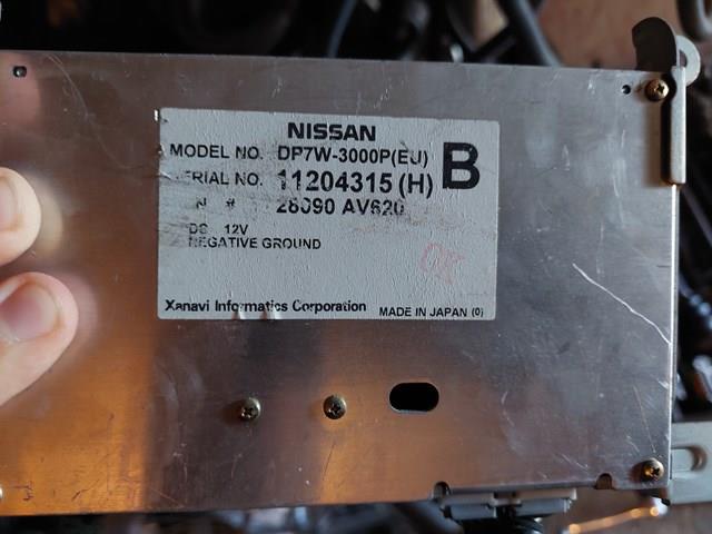 Дисплей бортового комп'ютера 28090AV620 NISSAN