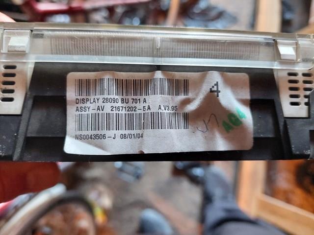 Дисплей бортового комп'ютера 28090BU701 NISSAN
