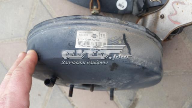 Вакуумний підсилювач гальм 47210AV701 NISSAN