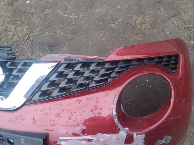 Решітка переднього бампера, ліва 62075BV80A NISSAN