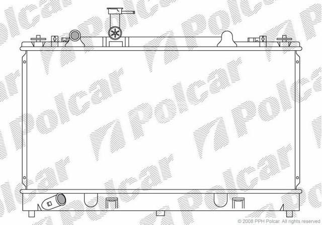 Радіатор двигуна 4519083 POLCAR