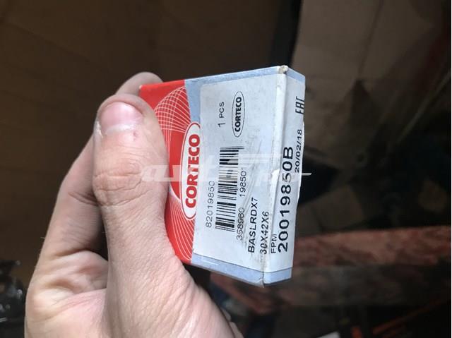 Сальник двигуна, распредвала 20019850B CORTECO