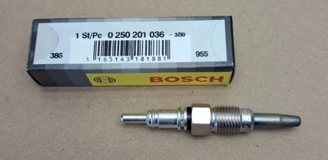 Свіча накалу 0250201036 BOSCH