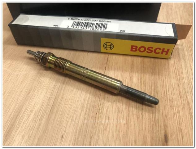 Свічки розжарювання 0250201038 BOSCH