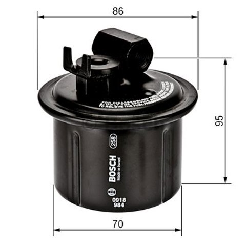 Фільтр палива 0986450100 BOSCH