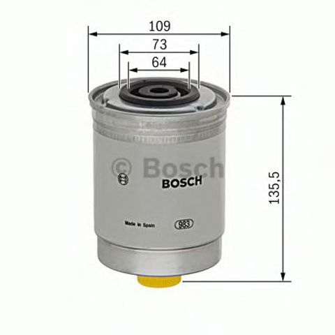 Фільтр палива 1457434186 BOSCH