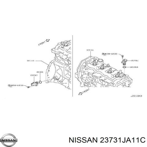 Датчик фаз 23731JA11C NISSAN