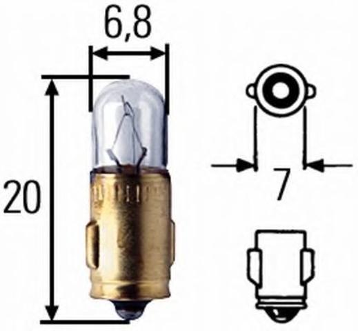 Лампа 8GP002066121 HELLA
