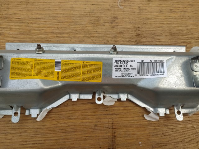 Подушка безпеки, водійська, AIRBAG, захисту колін A2128601002 MERCEDES