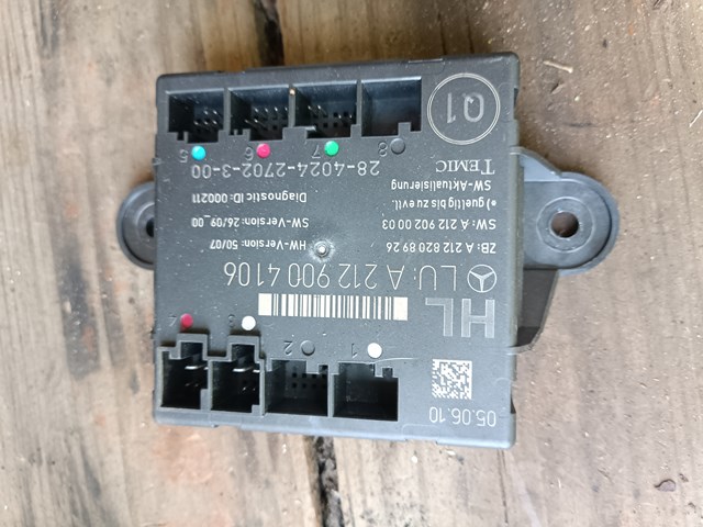 Блок комфорту задніх дверей A2129004106 MERCEDES