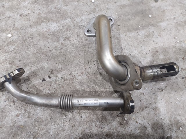 Шланги і трубки системи рециркуляції A6511402208 MERCEDES