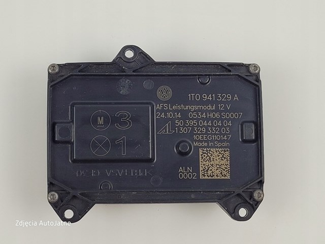 Блок упавленія автосвітла 1T0941329A VAG