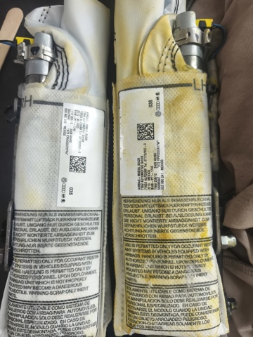 Подушка безпеки AIRBAG спинки сидіння, лівого 5C0880241 VAG