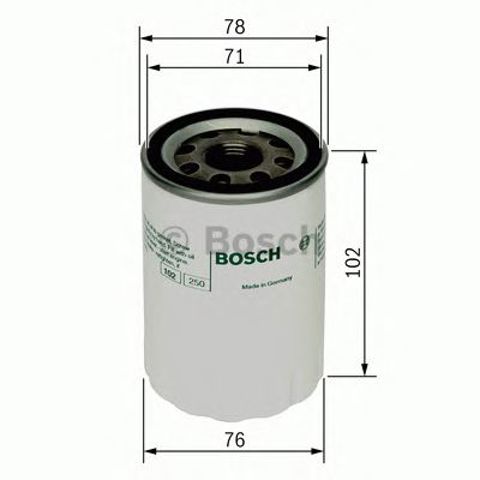 Фільтр відцентровий очищення масла 0451103109 BOSCH