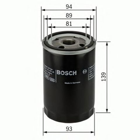 Фільтр масляний ДВЗ 0451104064 BOSCH