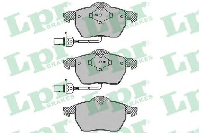 Колодки передні 05P1119 LPR