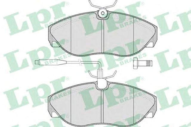 Колодки гальмівні передні, дискові 05P493 LPR