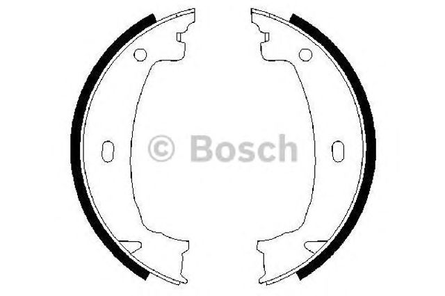 Колодки стоянкового гальма 0986487608 BOSCH