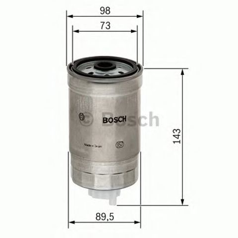 Фільтр палива 1457434459 BOSCH