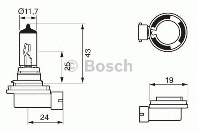 Лампа 1987302084 BOSCH